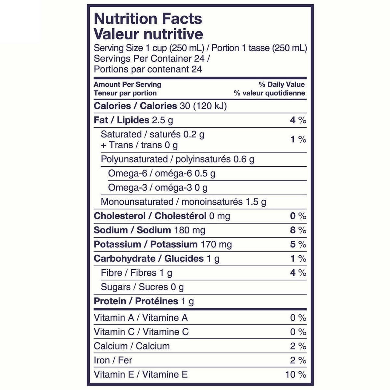 Image of Almond Breeze Unsweetened Original Almond Milk, 6x946mL