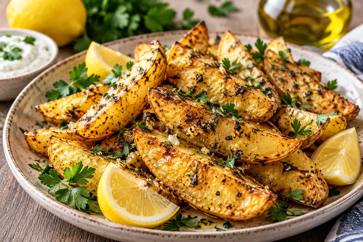 Greek Lemon Potatoes
