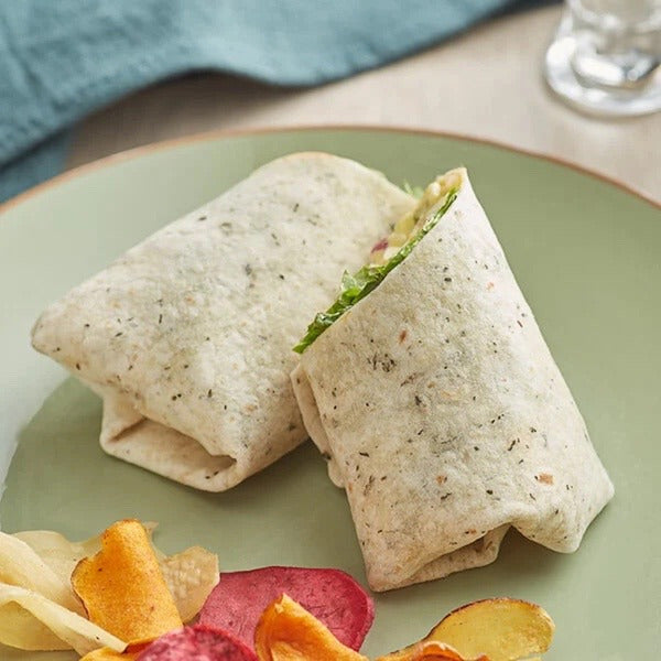COM: Tortilla Wrap Pesto Herb Garlic 12 in. - 6 x 12 Units