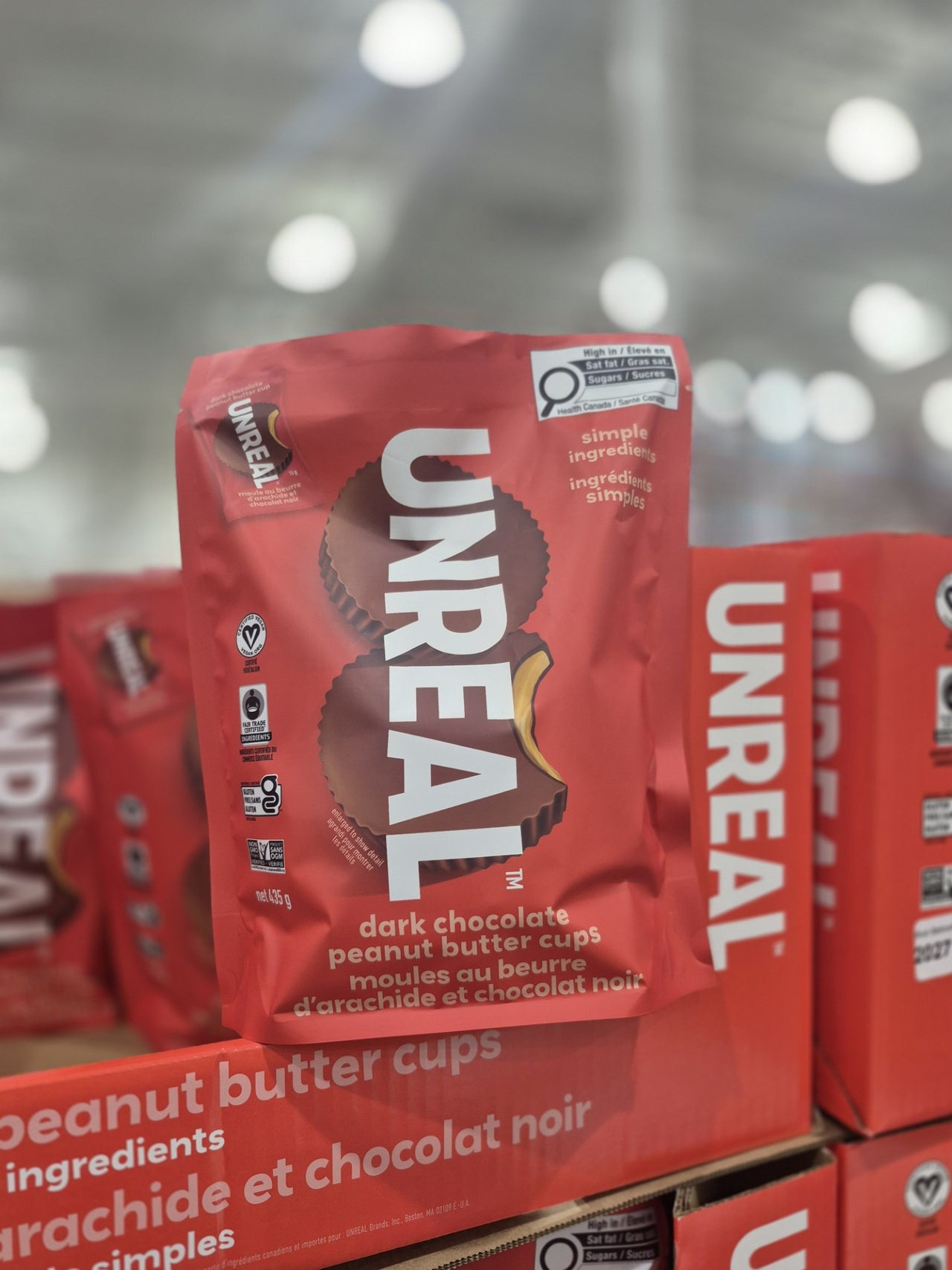 Unreal DC Peanut Butter Cups - 1 x 435 Grams