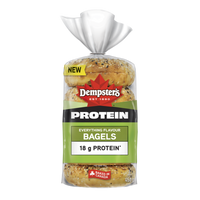 Thumbnail for Dempster's Protein Everything Bagels - 2 x 450 Grams