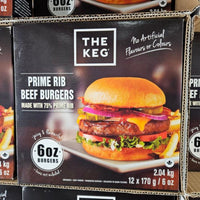 Thumbnail for Image of The Keg Prime Rib Burger - 12 x 170 Grams