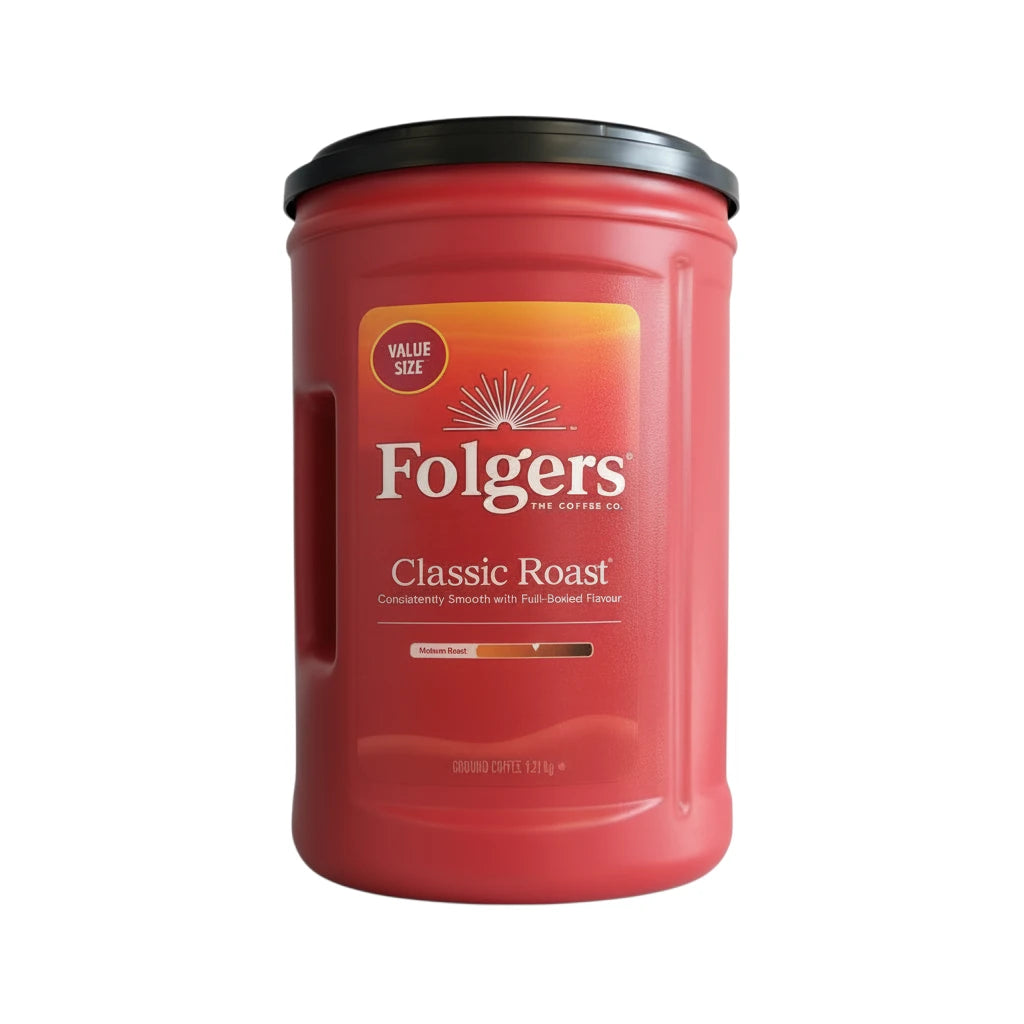 Folgers Classic Roast Ground Coffee - 1 x 1.21 Kilos