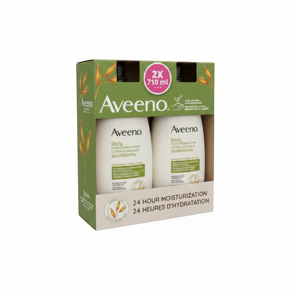Image of Aveeno Moisturizing Lotion 2-Pack - 2 x 710 Grams