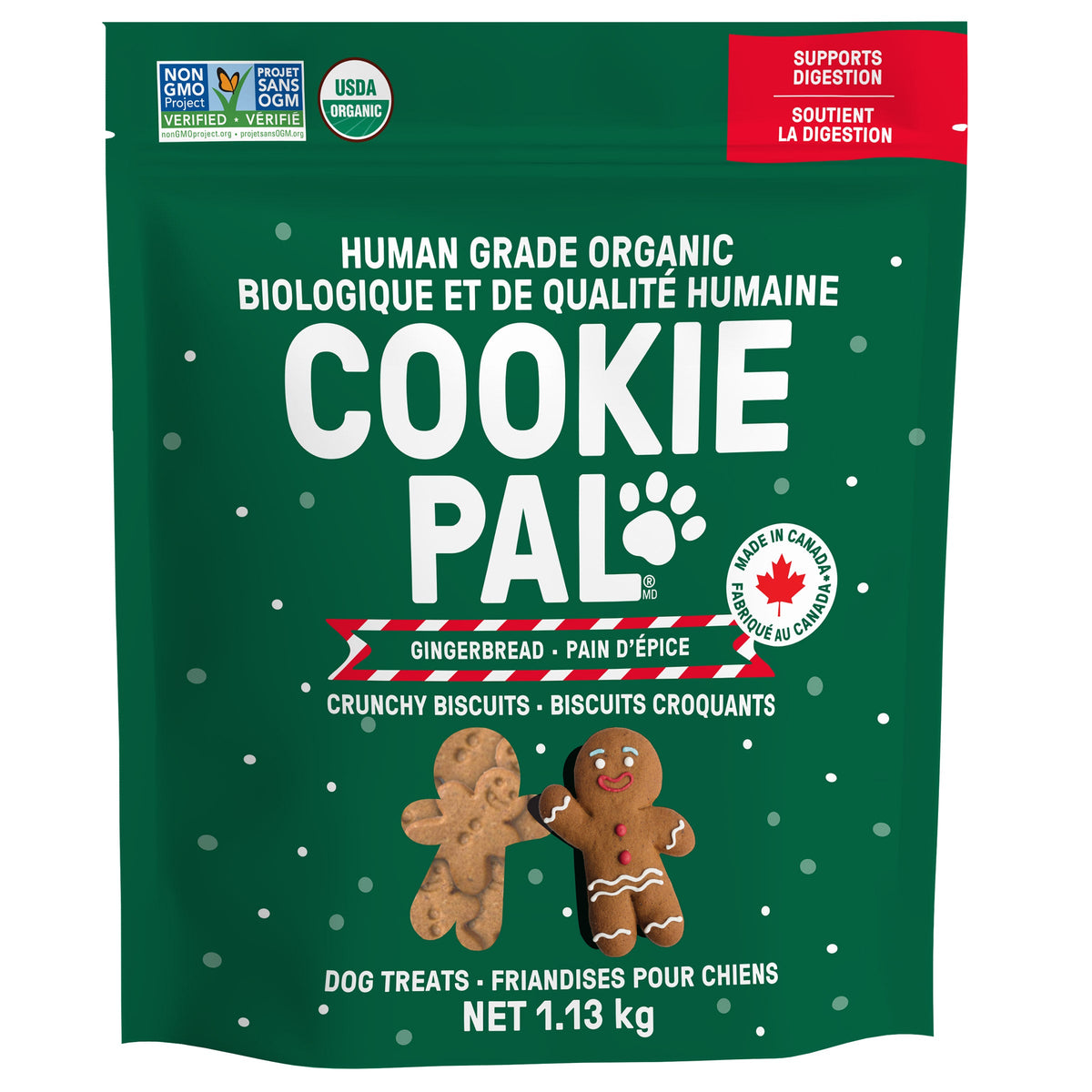 Cookie Pal Gingerbread Dog Treats - 1 x 1.13 KG