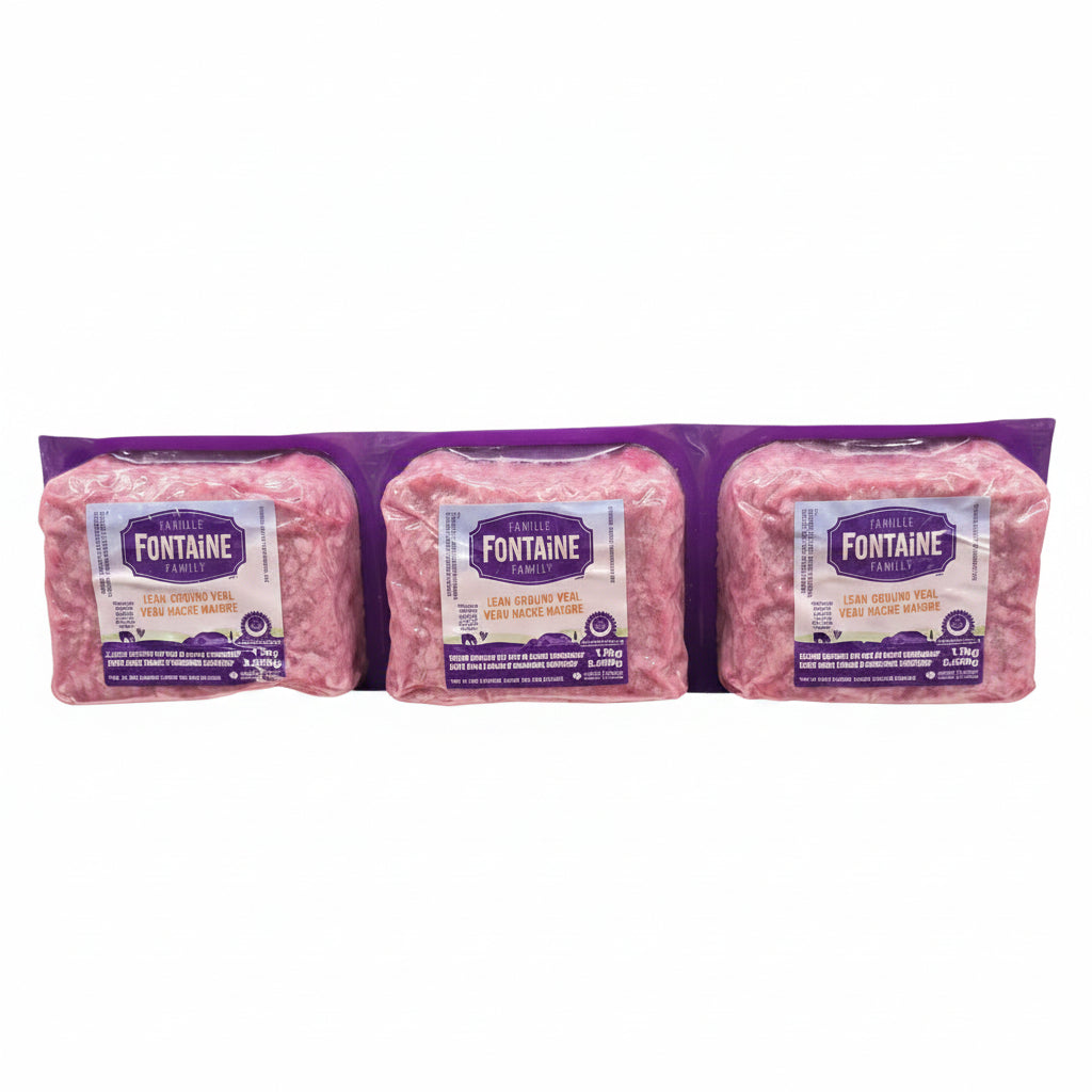 Lean Ground Veal - 3 x 600 Grams