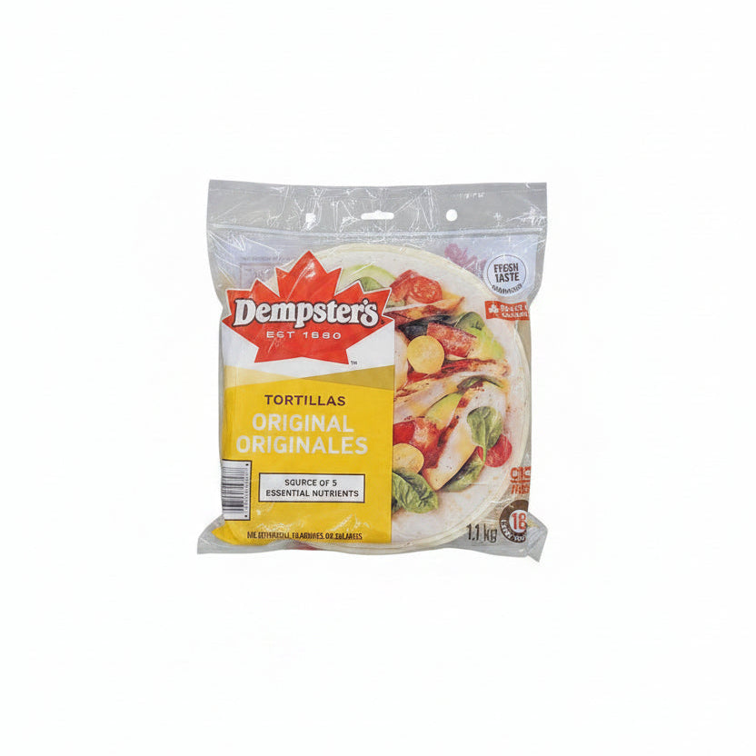 Dempster's 10" Original Tortillas - 1 x 1.1 Kilos