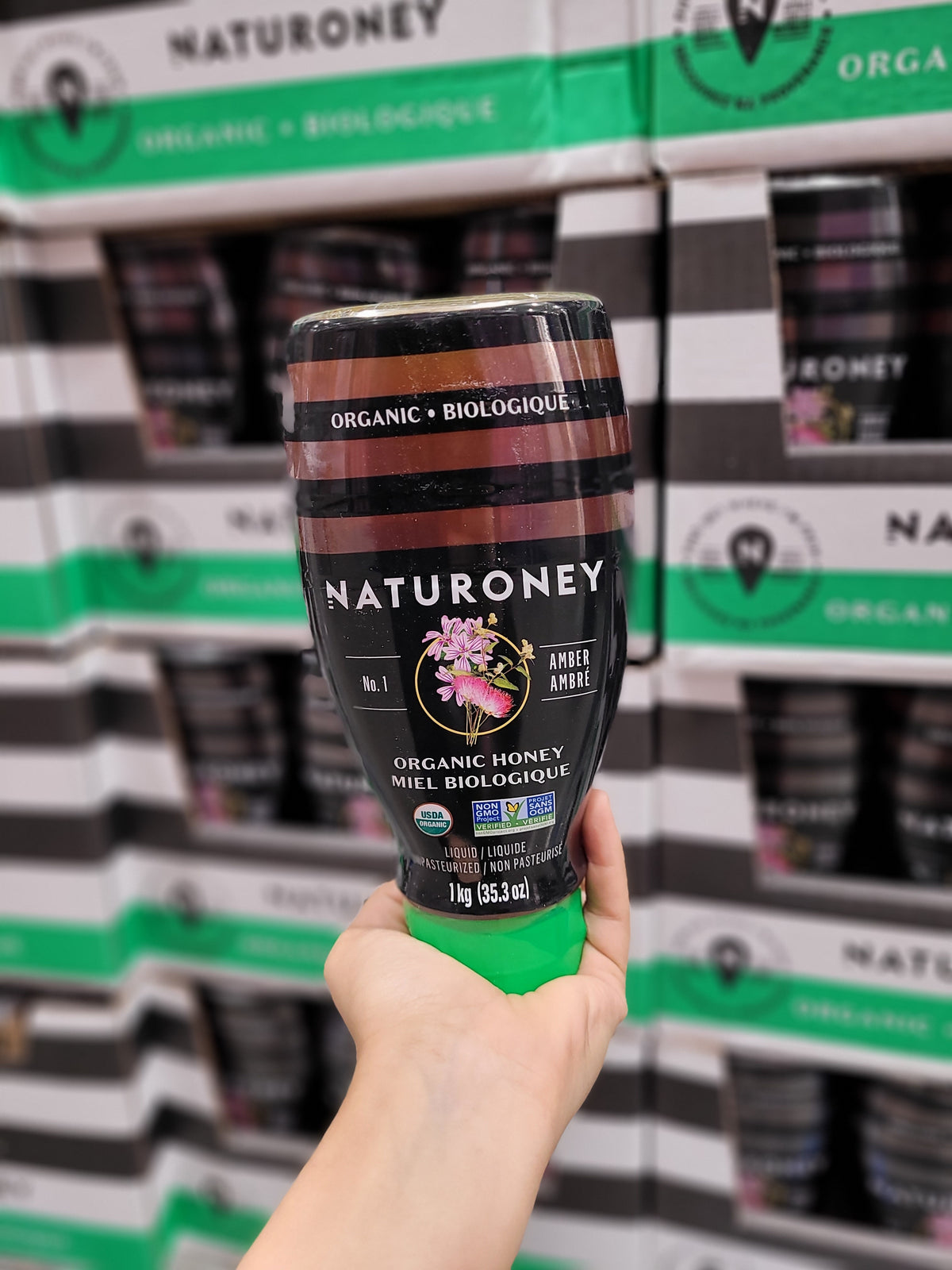 Naturoney Organic Honey - 1 x 1000 Grams