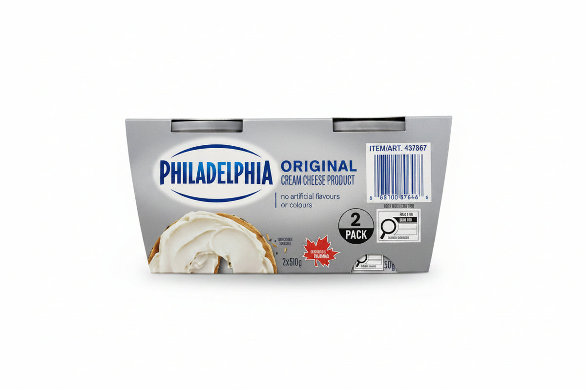 Philadelphia Cream Cheese 2-Pack - 2 x 500 Grams