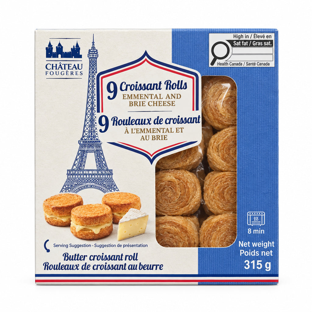 Brie Croissant Rolls - 1 x 315 Grams