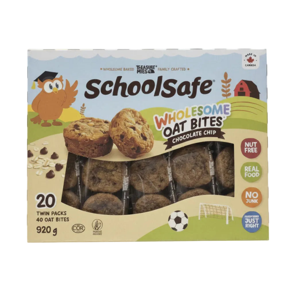 School Safe Chocolate Chip Oat Bites - 1 x 920 grams