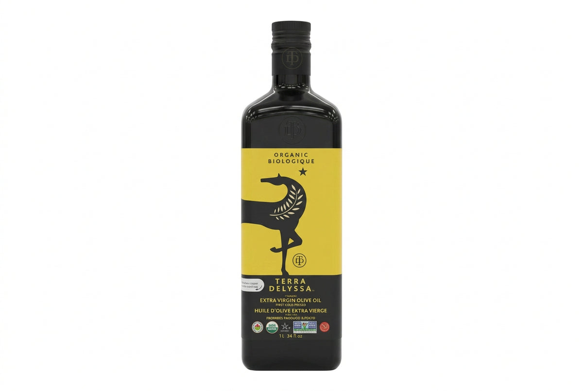 Terra Delyssa Organic Extra Virgin Olive Oil 1-Pack - 1 x 1 Kilos