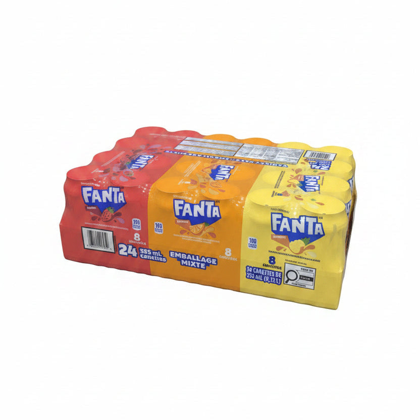 Fanta Variety Pack - 24 x 355 ML