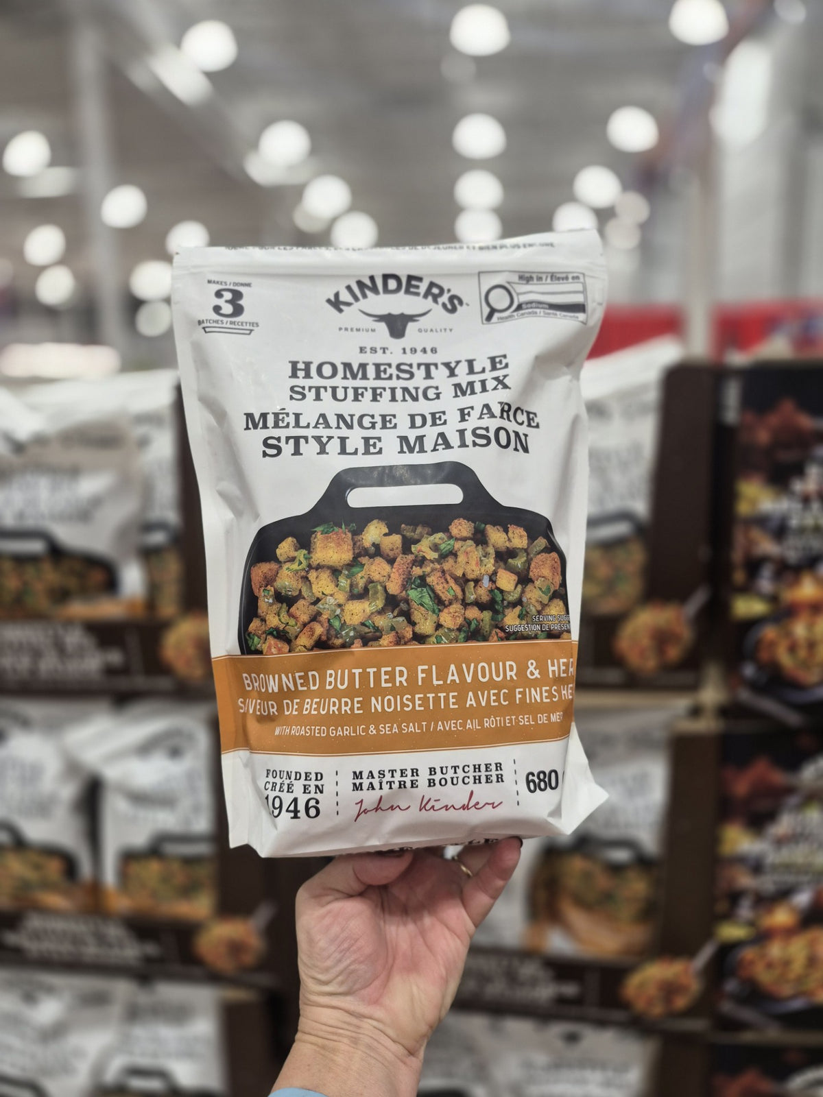 Kinder's Homestyle Stuffing - 1 x 680 Grams