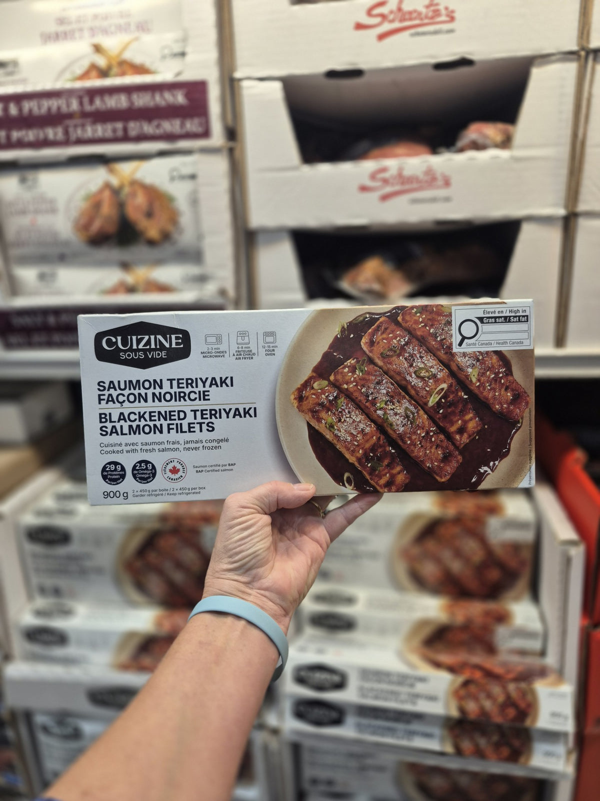 Blackened Teriyaki Salmon Fillets - 1 x 900 Grams