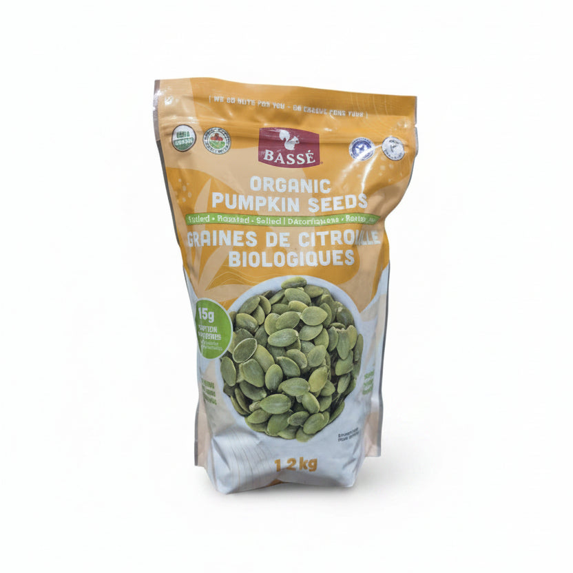 Basse Organic Pumpkin Seeds - 1 x 1.2 Kilos