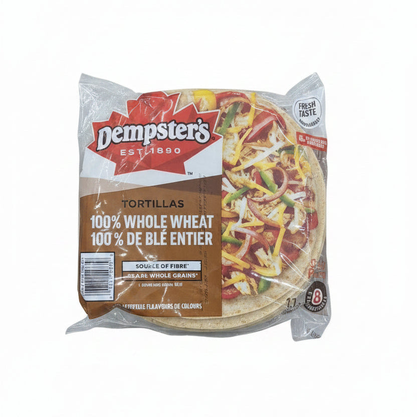 Dempster's Whole Wheat Tortillas - 1 x 1.1 Kilos