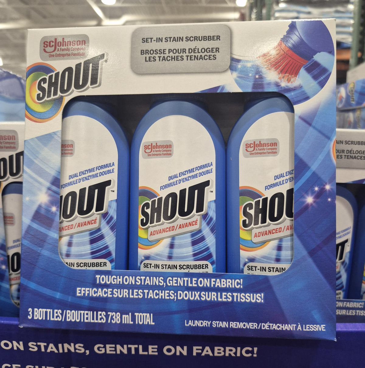 Shout Advanced Gel Brush - 3 x 246 ML