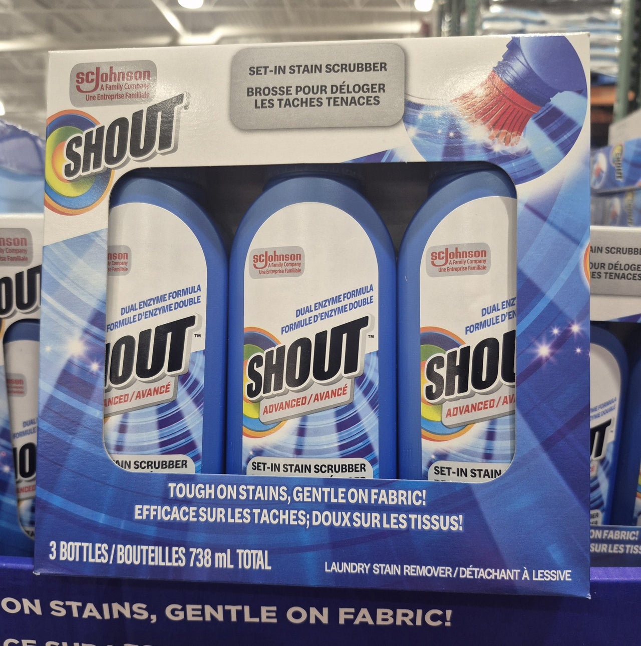 Shout Advanced Gel Brush - 3 x 246 ML