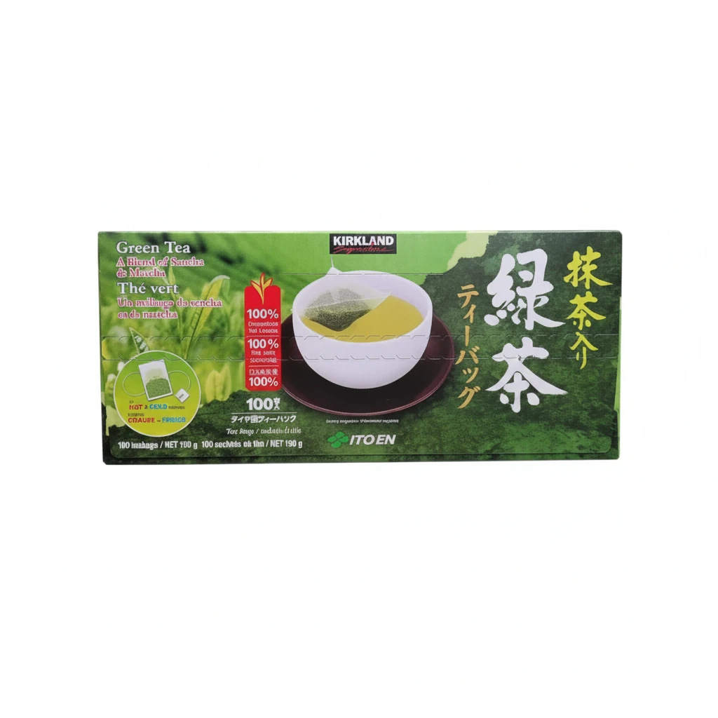 Kirkland Japanese Green Tea 100x1.5g - 100 x 1.5 Grams