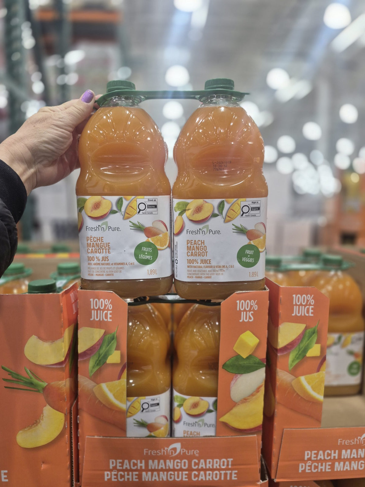 Peach Mango Carrot Juice - 2 x 1.89 L