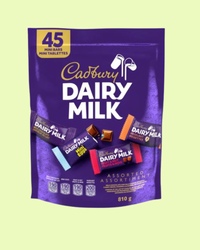 Thumbnail for Cadbury Assorted Chocolate Mini Bars - 45 x 18 Grams