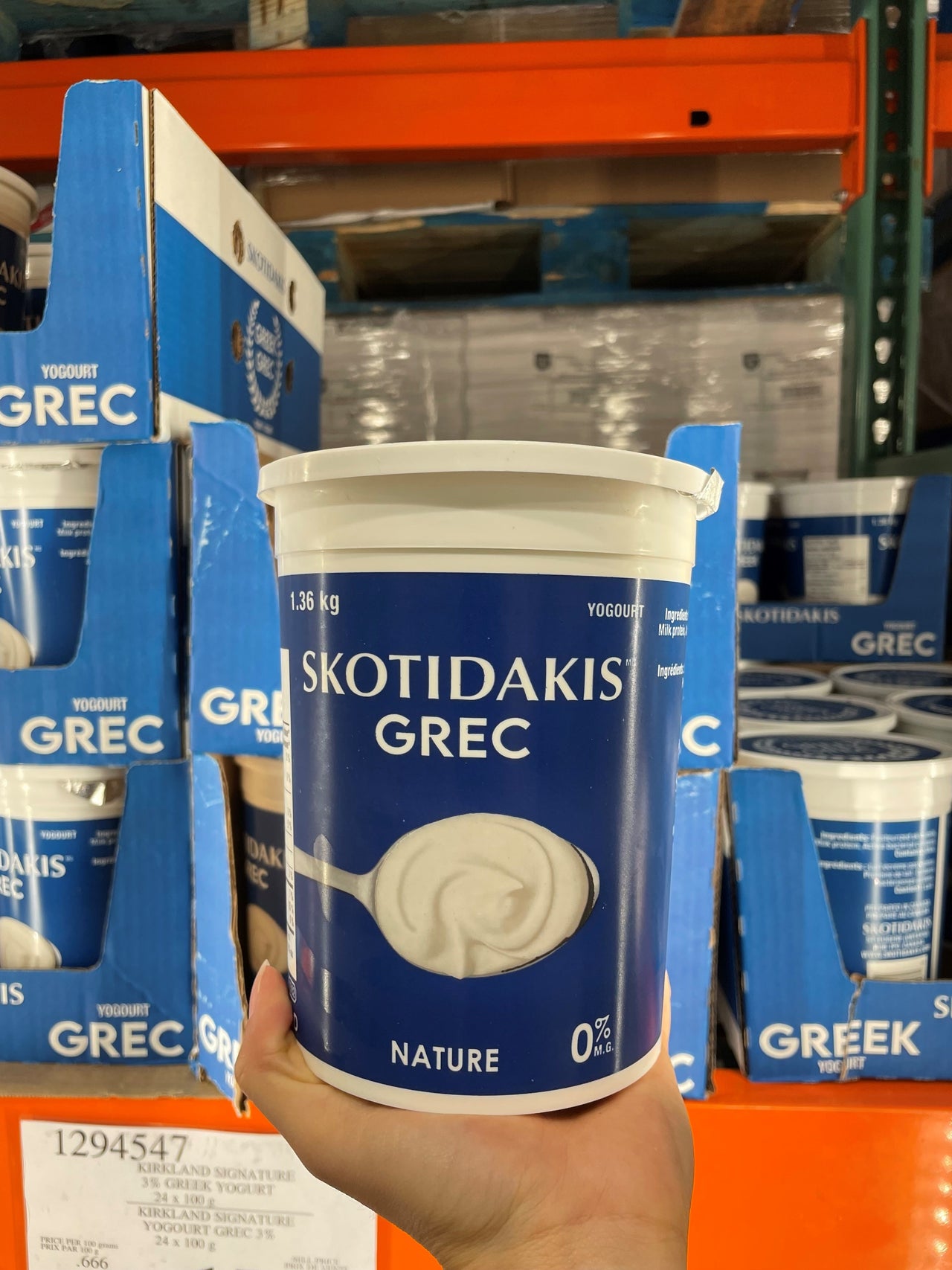 Image of Skotidakis 0% Greek Yogurt - 1 x 1.36 Kilos
