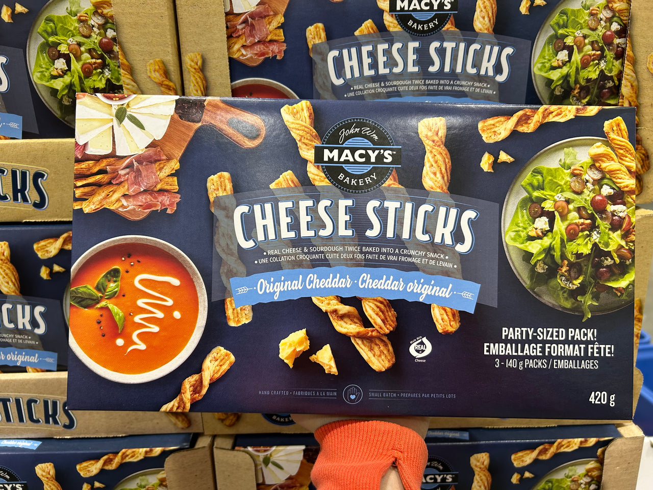 Image of John WM Macy's Cheese Twists - 1 x 420 Grams