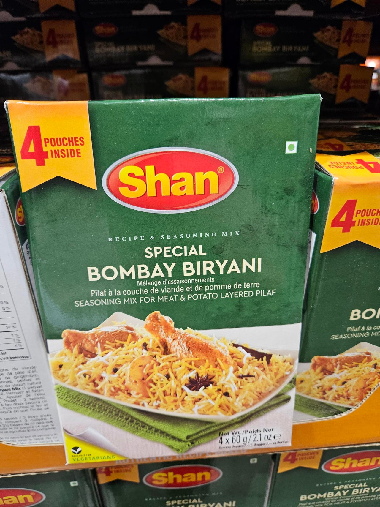 Image of Shan Bombay Biryani Recipe & Seasoning Mix - 1 x 240 Grams