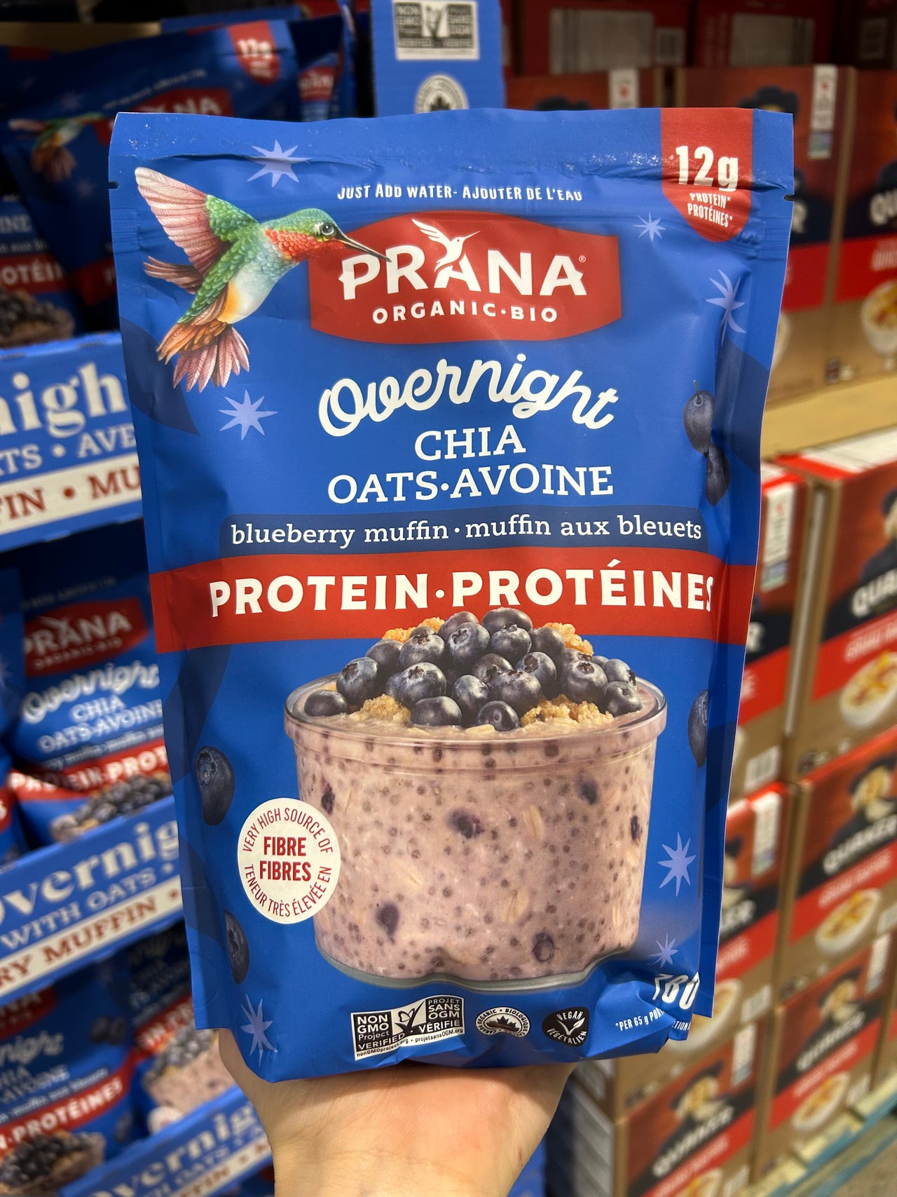 Image of Prana Overnight Chia Protein Pudding - 1 x 780 Grams
