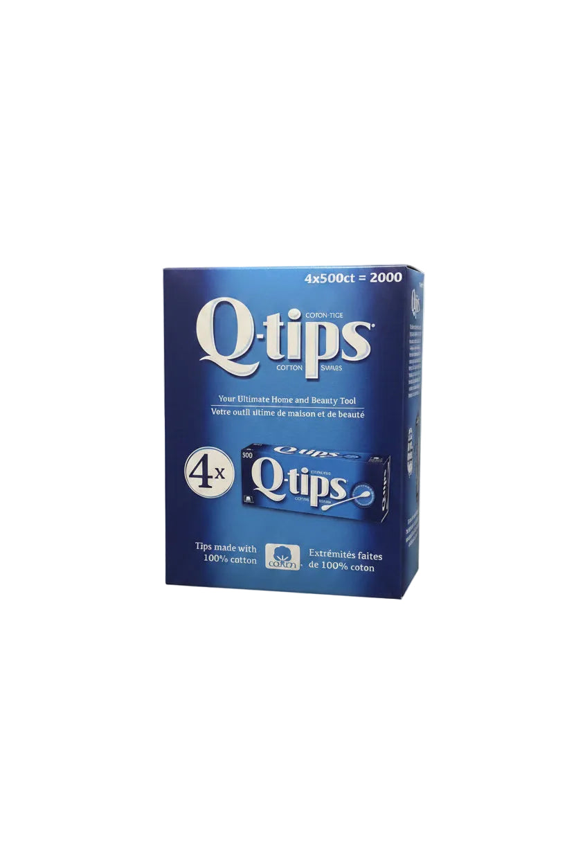 Image of Q-Tips Cotton Swabs 2000-Pack - 1 x 950 Grams