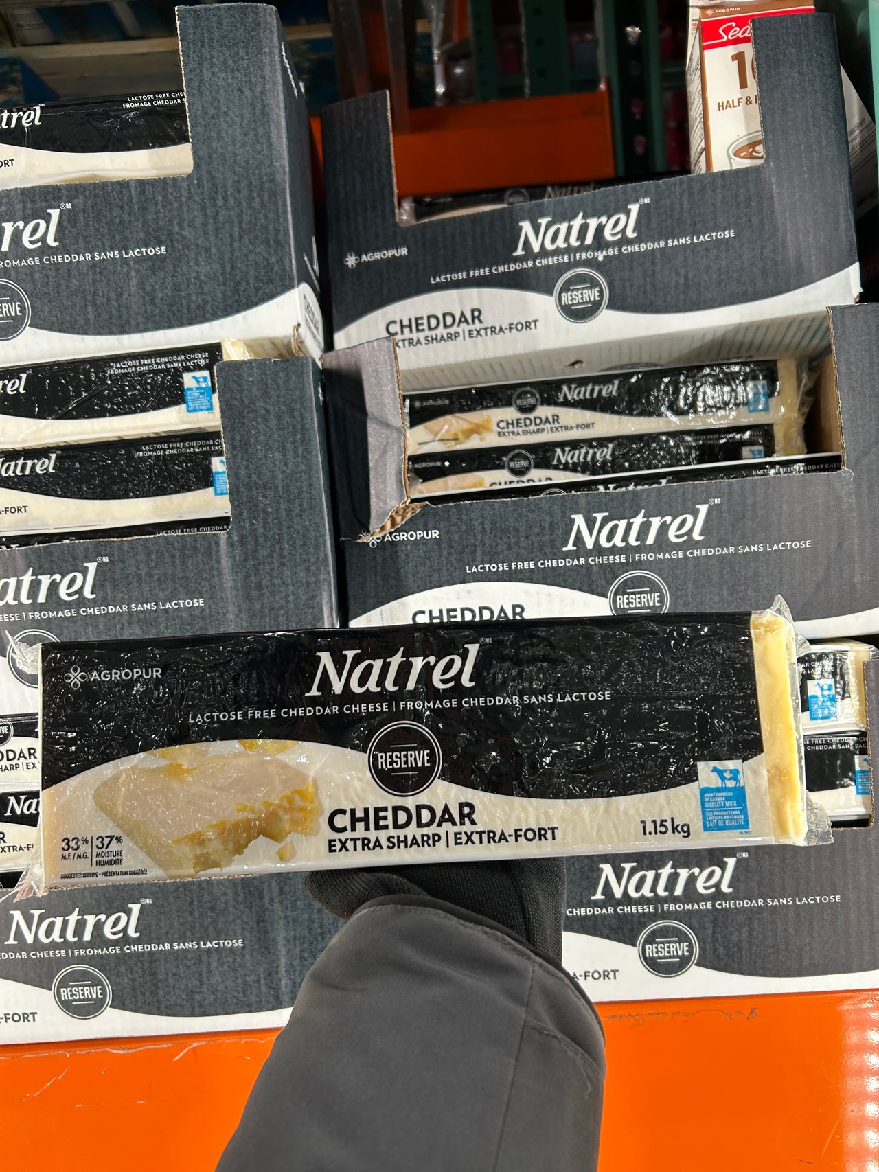 Image of Natrel Extra Sharp Cheddar - 1 x 1.15 Kilos