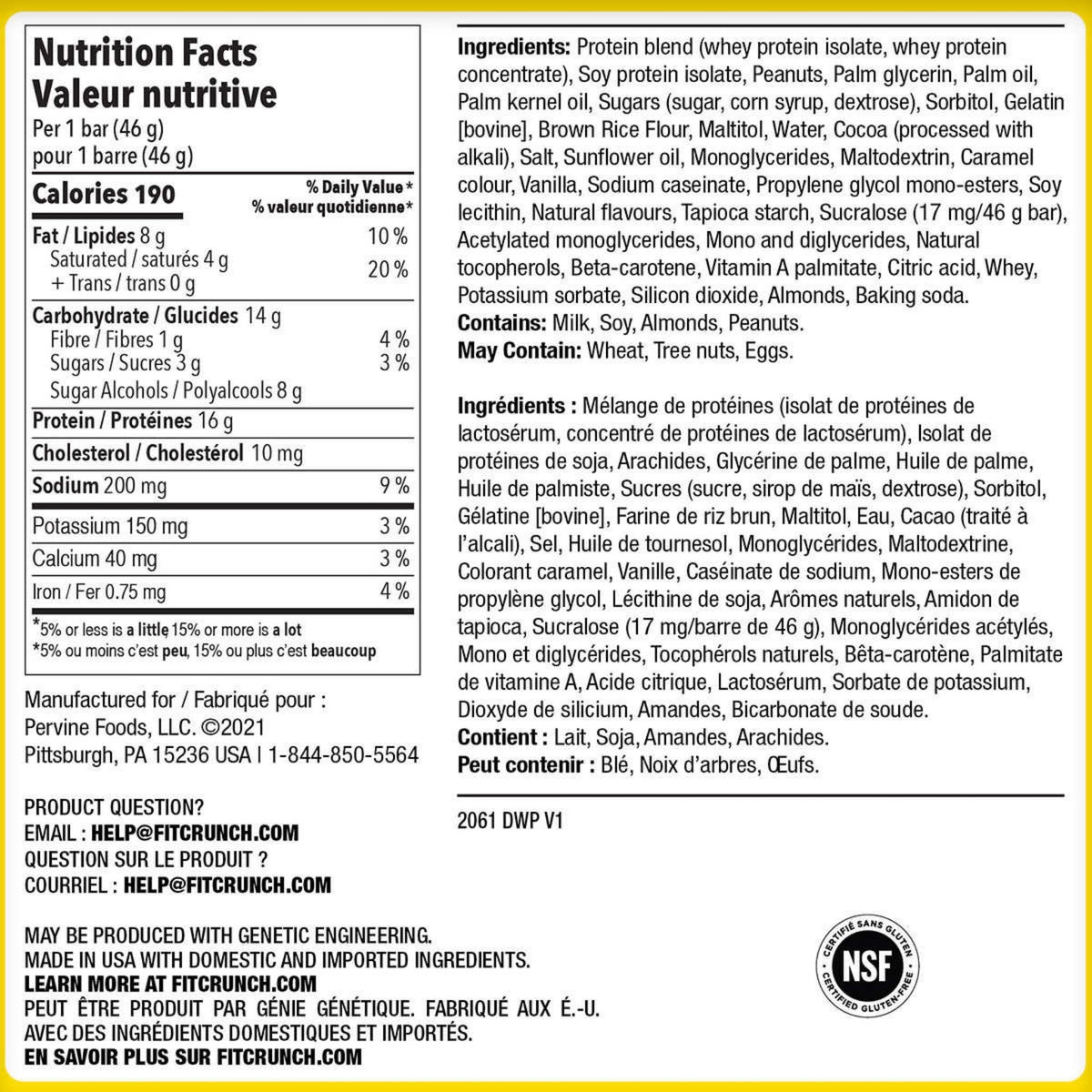 Image of Robert Irvine's Protein Bars - 18 x 46 Grams