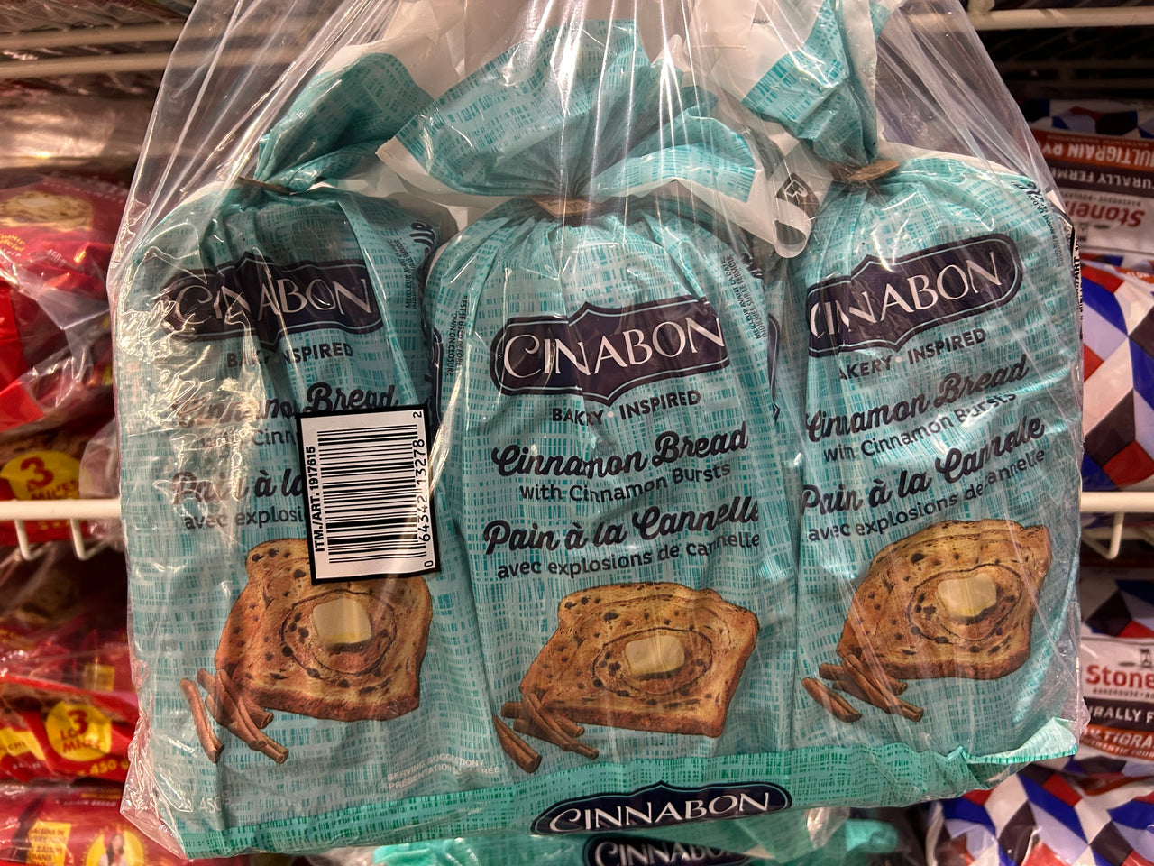Image of Canada Bread Cinnabon Bread - 3 x 450 Grams 