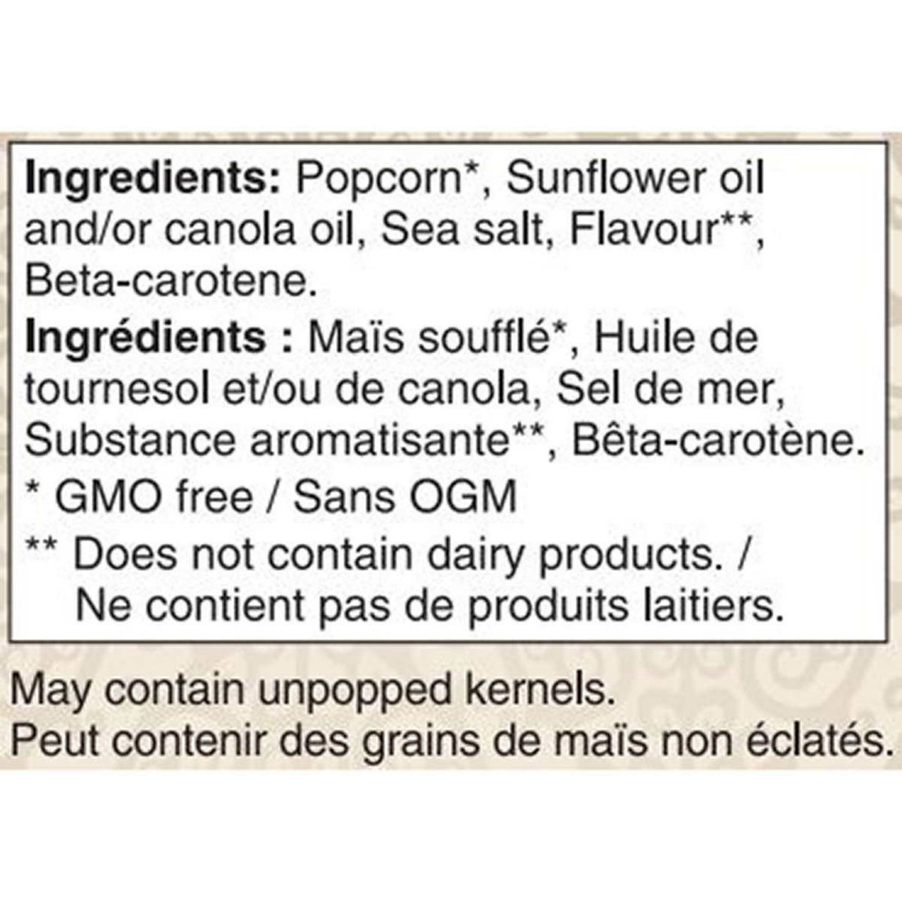 Image of French Cancan Double Butter Popcorn - 1 x 398 Grams
