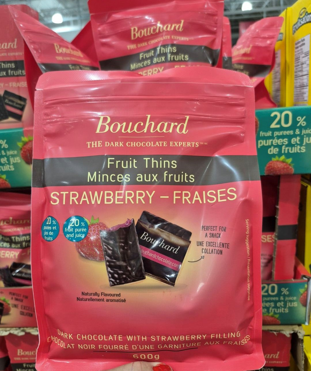Image of Bouchard Strawberry Fruit Thins - 1 x 600 Grams
