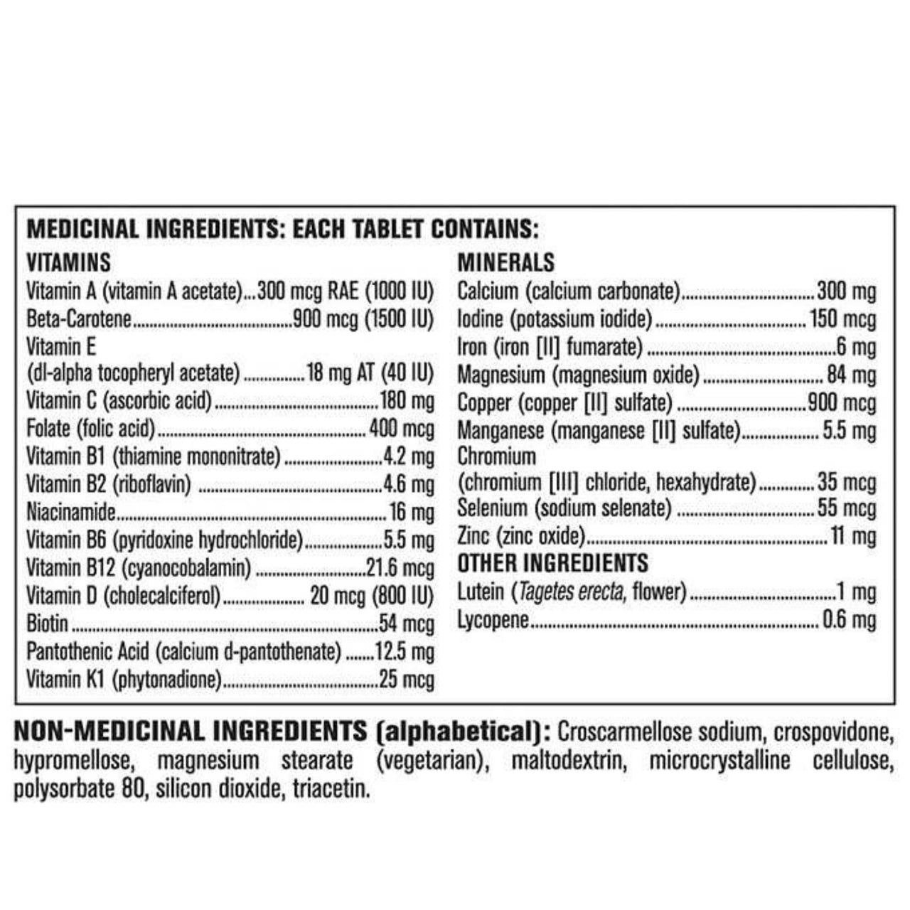Image of Kirkland Signature Men MultivitaminTablets 365-Pack - 1 x 860 Grams
