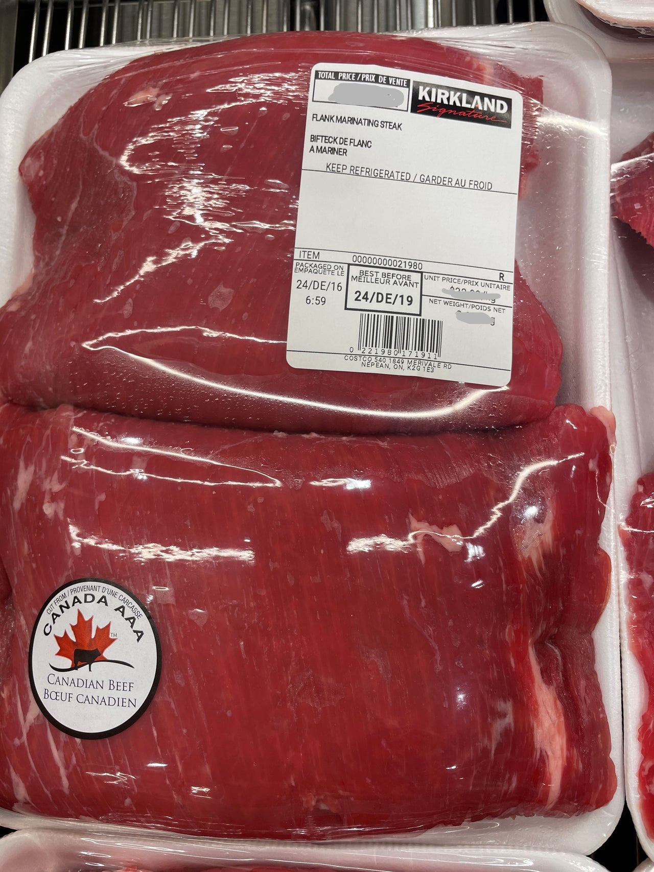 Image of Flank Steak - 1 x 1.7 Kilos