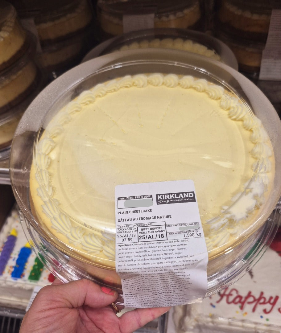 Image of Plain Cheesecake - 1 x 1.59 Kilos