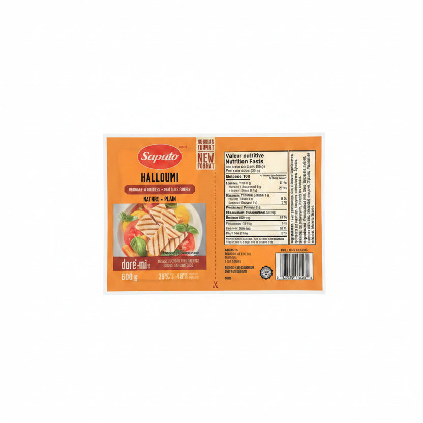 Image of Saputo Plain Halloumi Cheese - 2 x 300 Grams