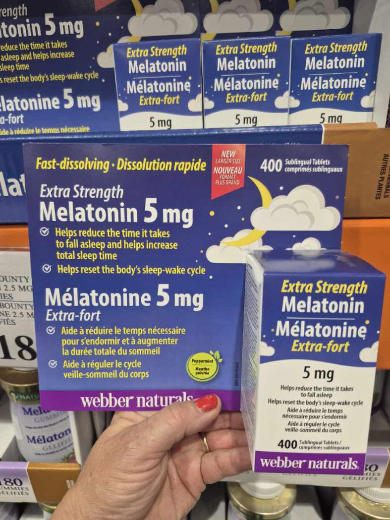 Image of Webber Naturals Melatonin 5 MG 400 tablets - 1 x 500 Grams