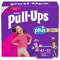 Thumbnail for Image of Huggies Pull-Ups Plus Training Pants, 4T-5T Girl - 1 x 4.494 Kilos