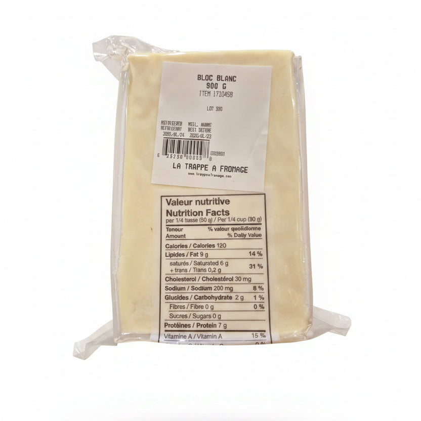 Image of La Trappe A Fromage Fresh Cheddar - 1 x 900 Grams