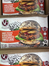 Thumbnail for Image of VG Gourmet Sweet Potato & Black Bean Burgers - 1 x 1200 Kilos
