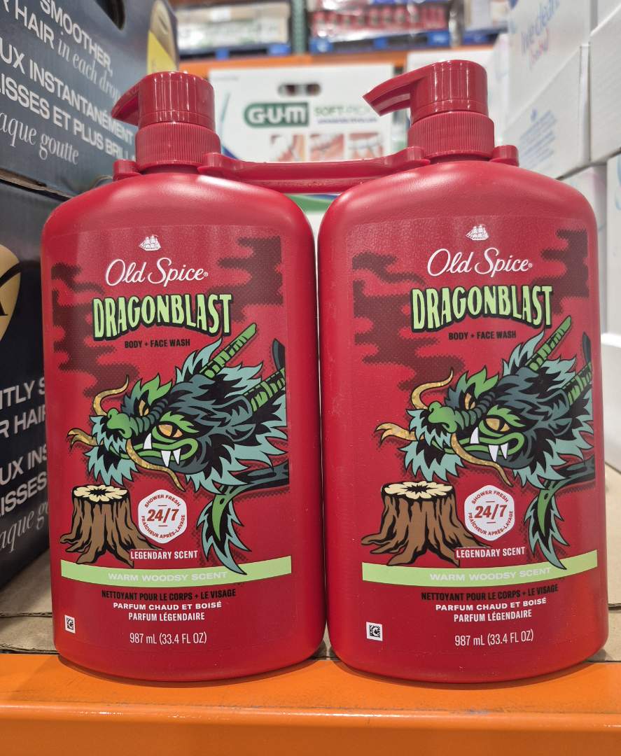 Image of Old Spice DragonBlast Body Wash - 2 x 987 ML