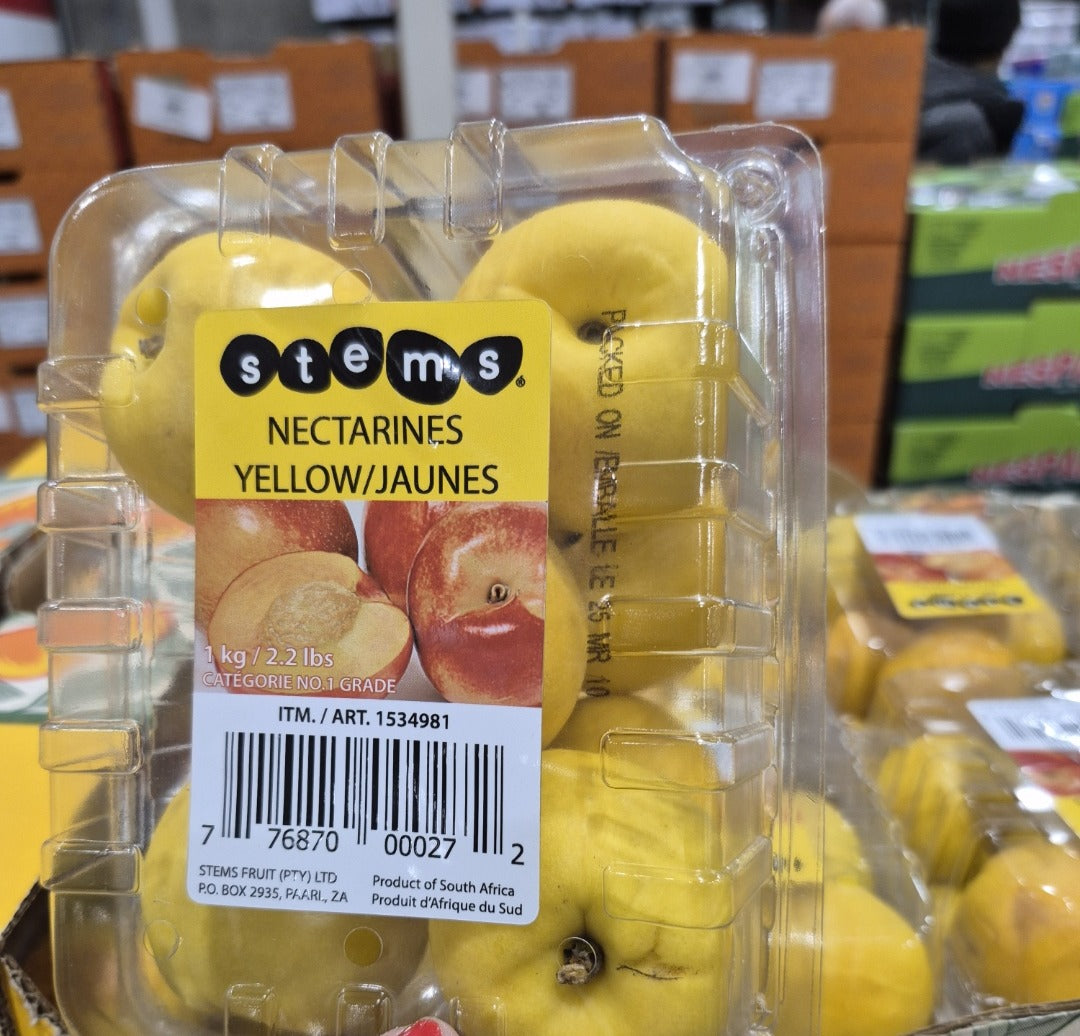 Image of Yellow Nectarines - 1 x 1 Kilos