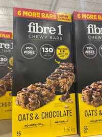 Thumbnail for Image of Fibre 1 Chewy Bars Oats and Chocolate - 1 x 1.26 Kilos