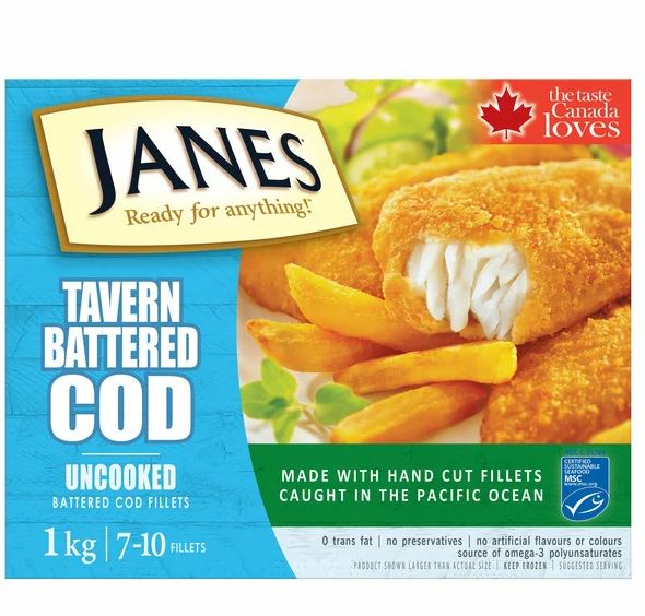 Image of Janes Tavern Battered Cod - 1 x 1000 Kilos