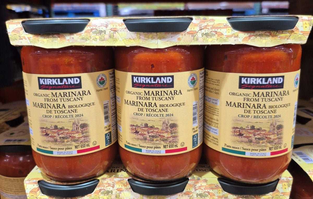 Image of Kirkland Signature Organic Tuscan Marinara Sauce 3-Pack - 3 x 650 Grams