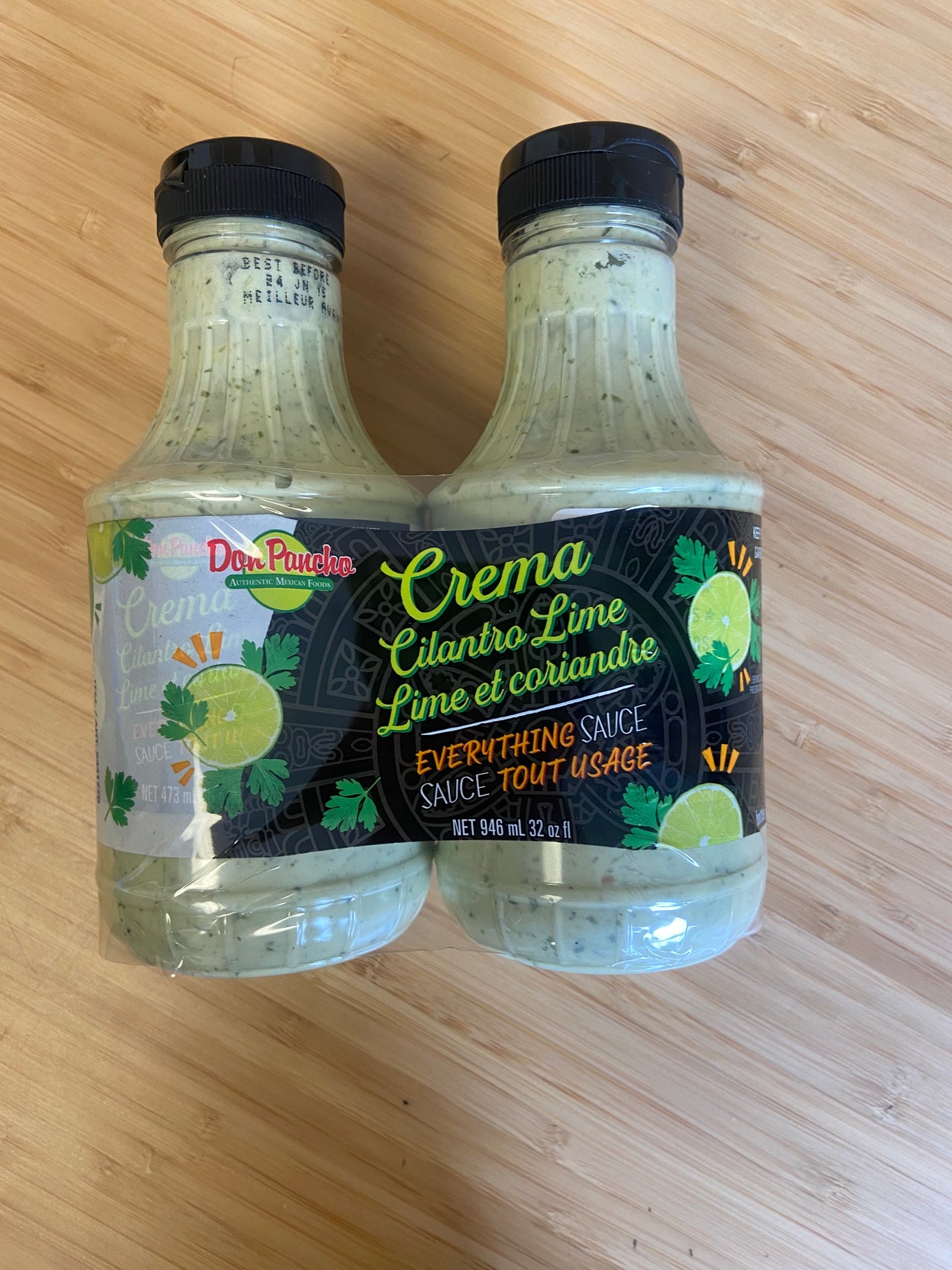 Image of Don Pancho Cilantro Lime Crema - 1 x 946 Grams